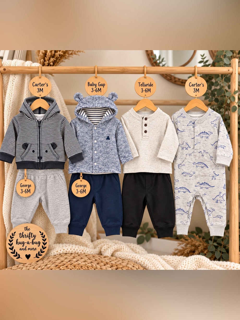 Baby Boy 3-6M Clothing Bundle | Carter’s, Baby Gap, George & Telluride